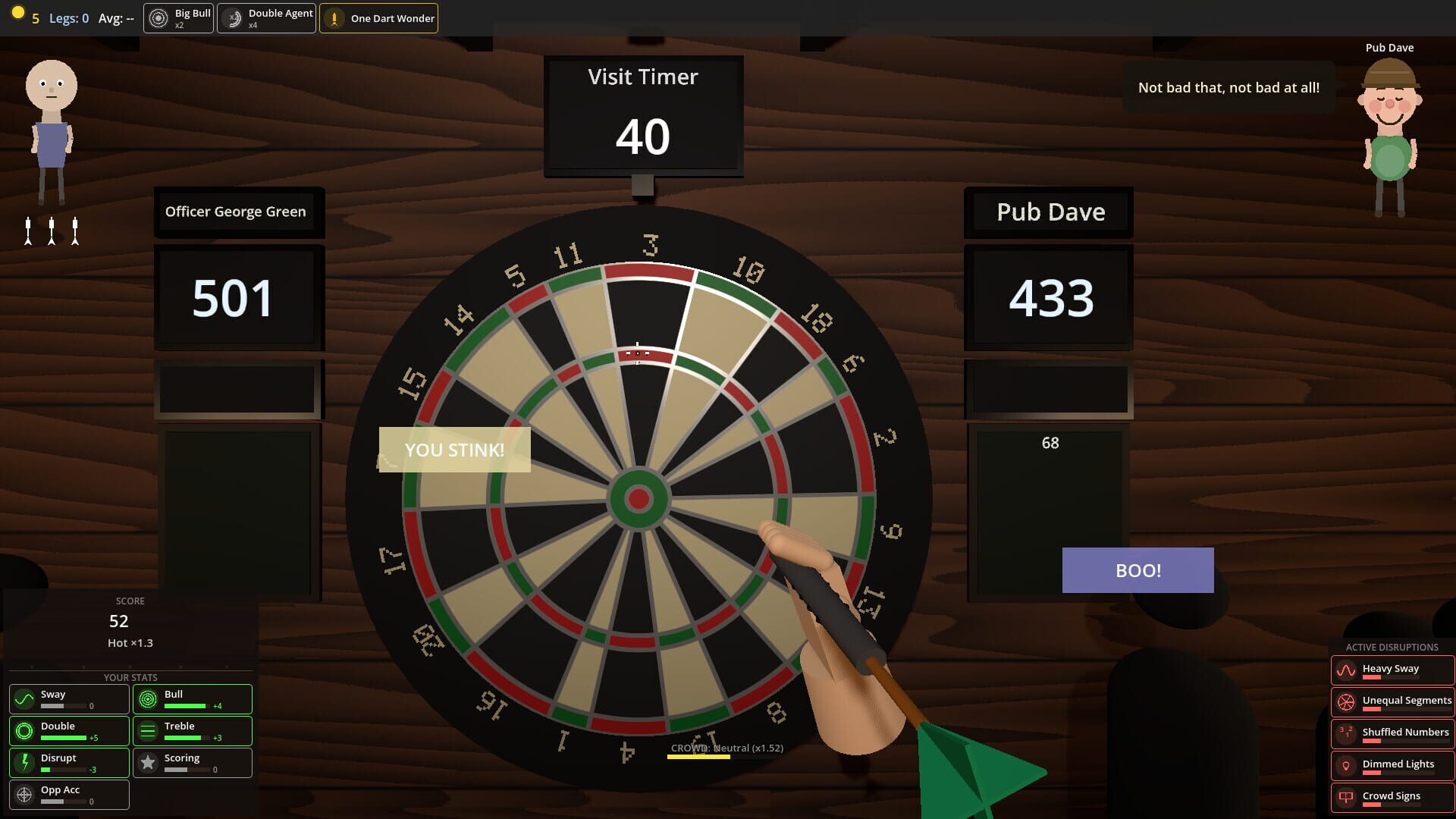 Dorts: A Darts Roguelike screenshot 2