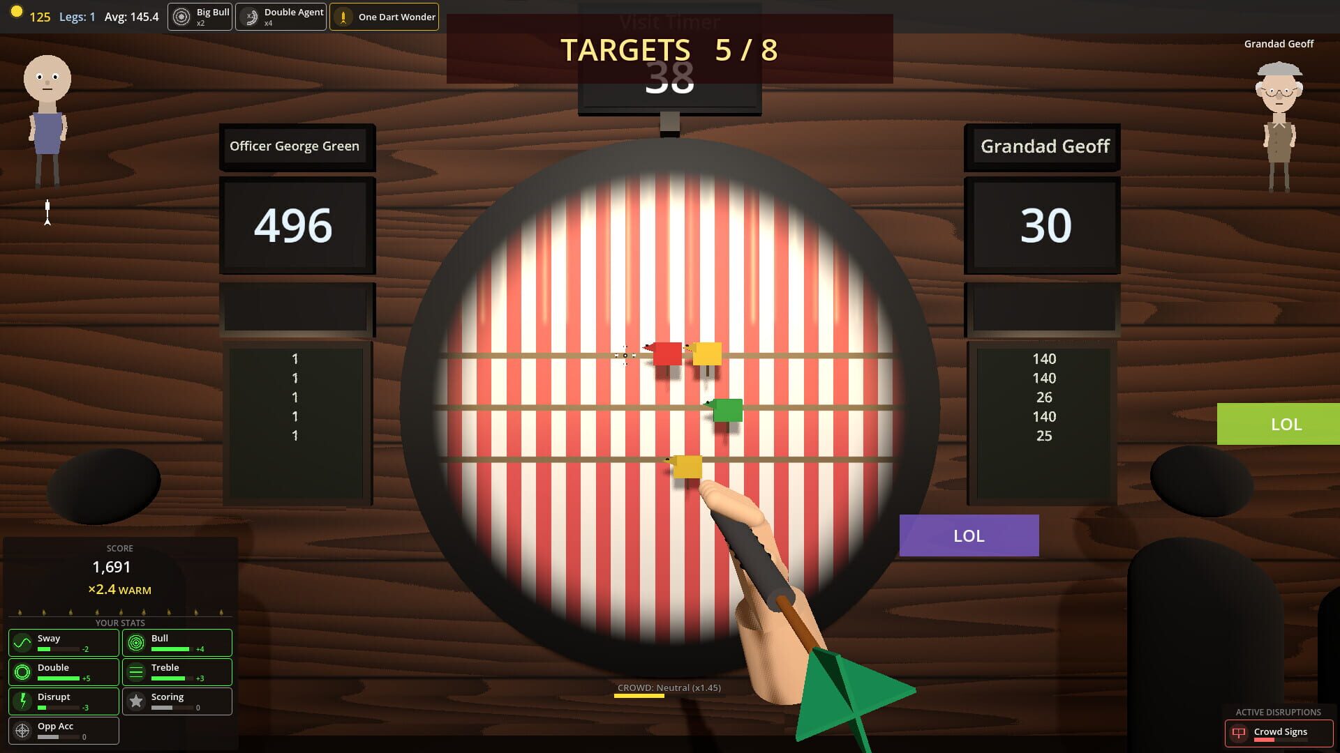 Dorts: A Darts Roguelike screenshot 5