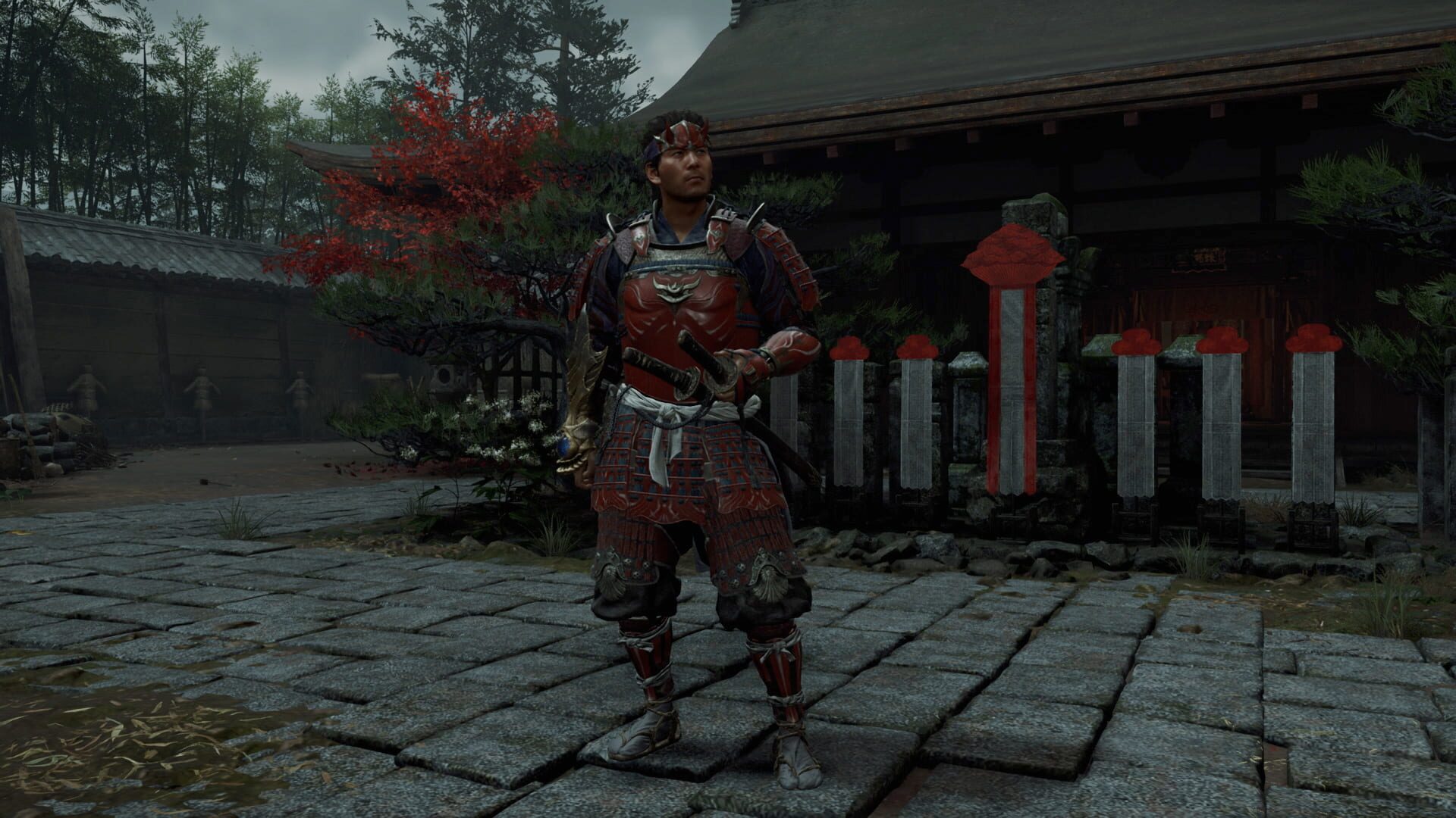 Onimusha: Way of the Sword - Outfit for Musashi: Red Armor screenshot 2