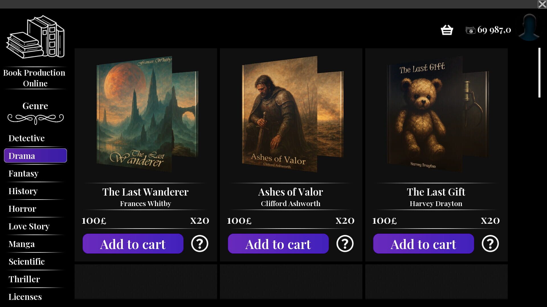 BookStore Simulator screenshot 3