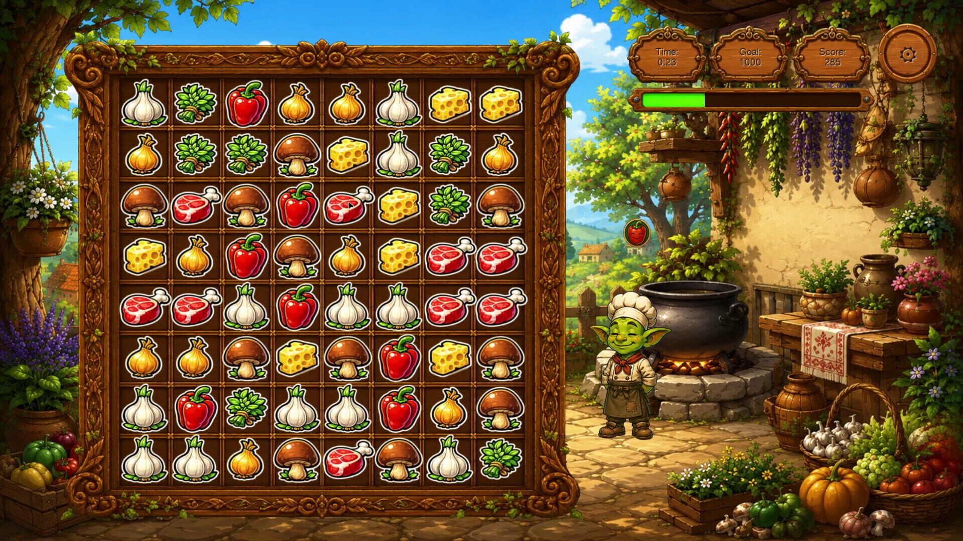 Goblin and Recipes: Match-3 Adventure screenshot 4