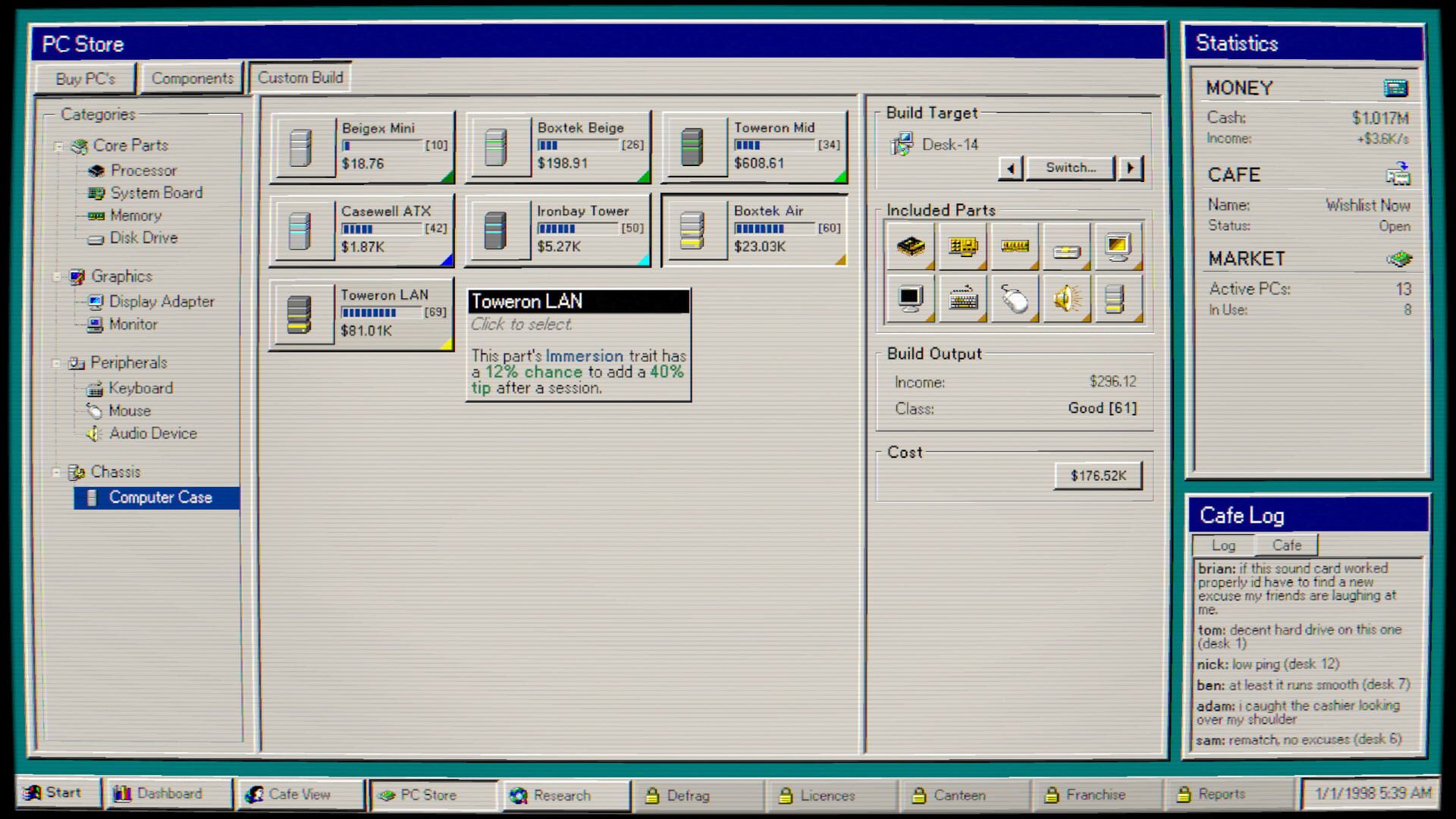 Internet Cafe 98 screenshot 2