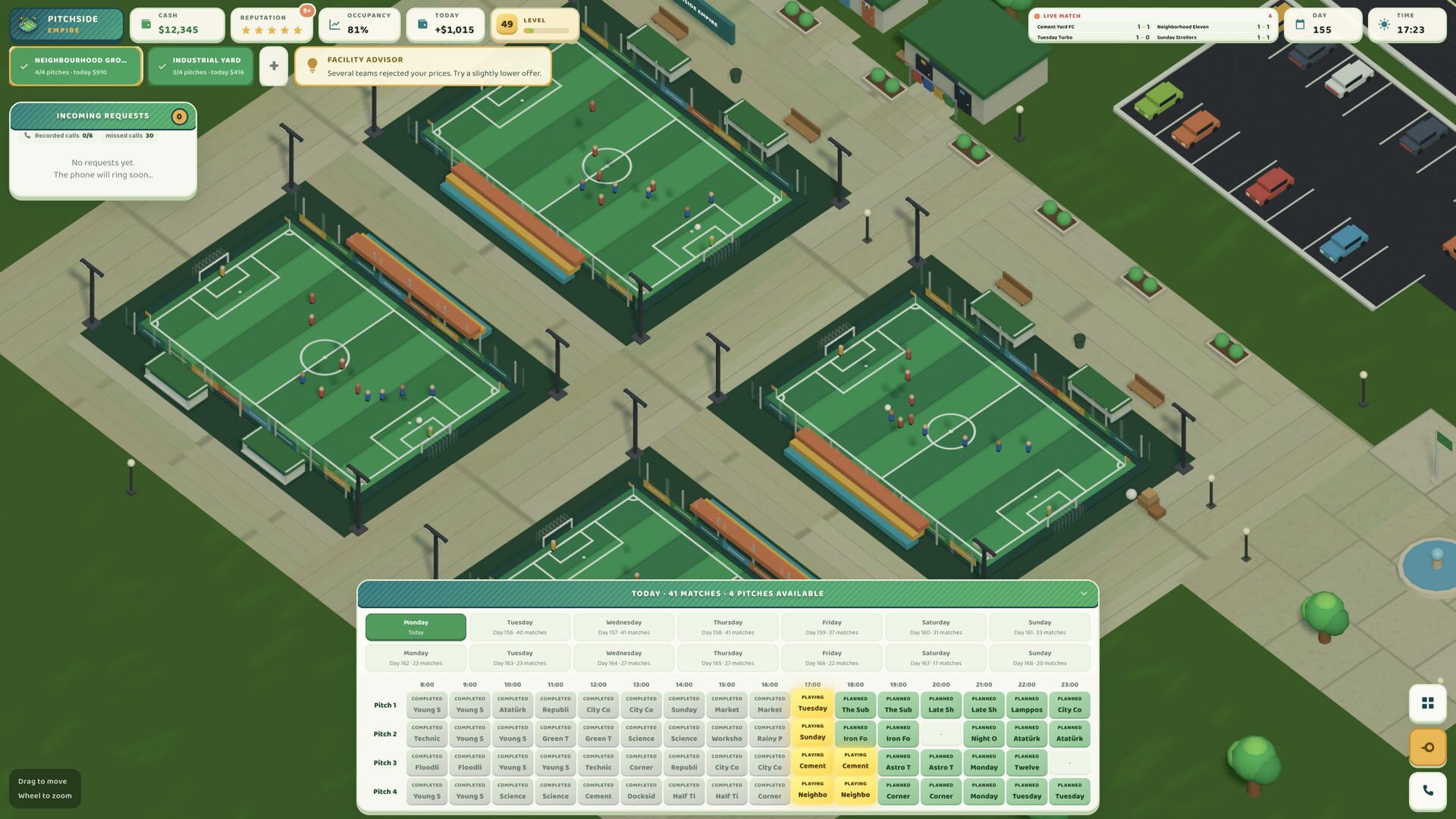 Pitchside Empire screenshot 3
