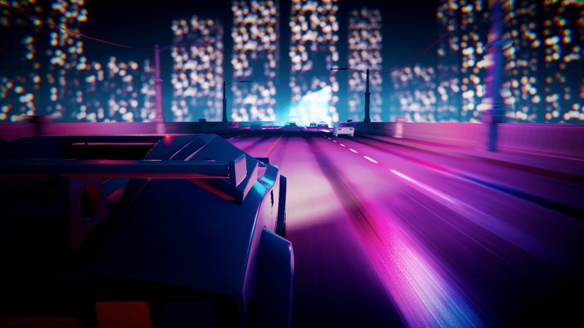 Synthalgia: Retro Arcade Racing screenshot 3