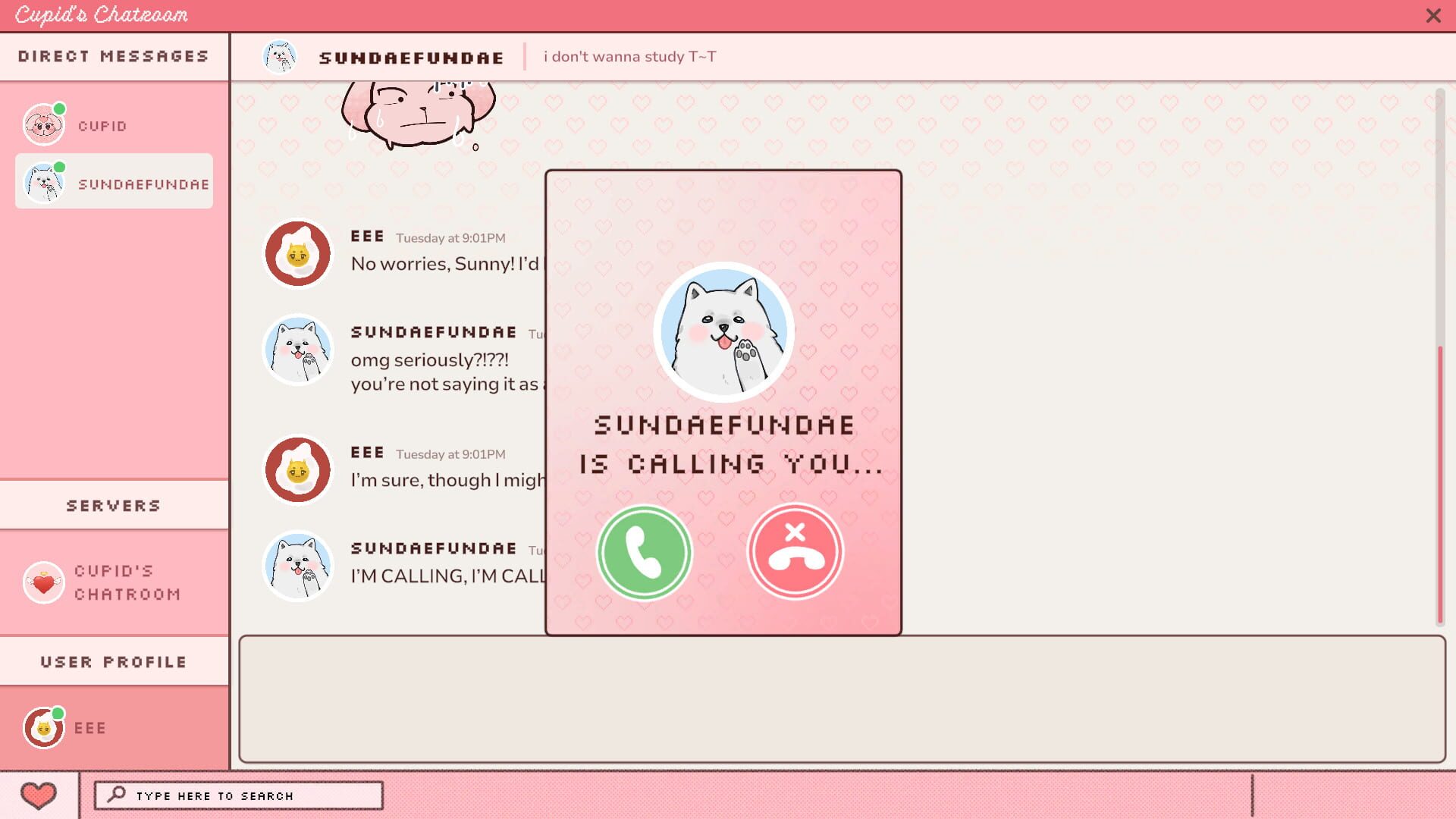 Cupid's Chatroom screenshot 4