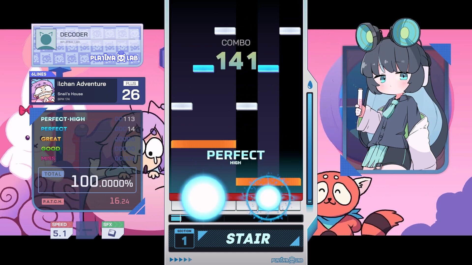 Platina: Lab screenshot 5