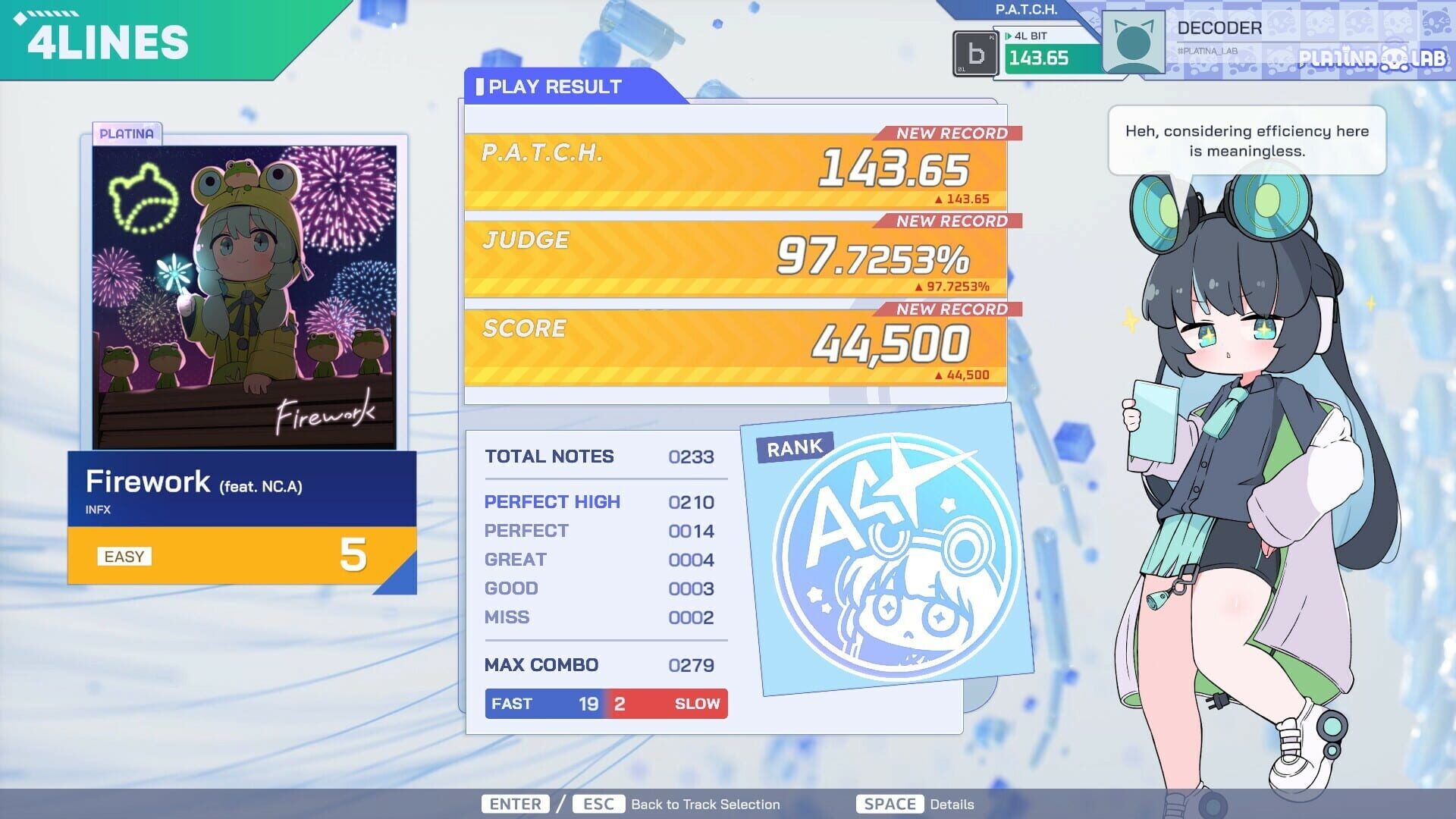 Platina: Lab screenshot 1