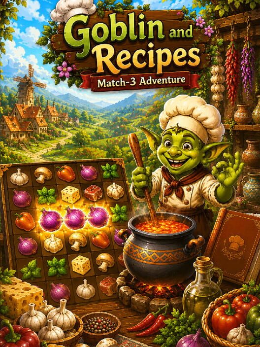 Goblin and Recipes: Match-3 Adventure cover